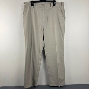 ADIDAS Mens performance Chino golf active pants TAN‎ - 36x30